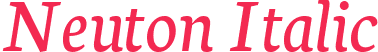 Neuton Italic